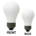 Coolball White Lightbulb Standard Antenna Ball